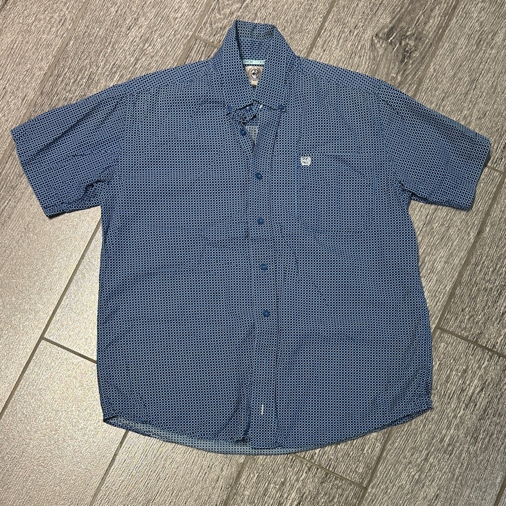 Cinch Men’s Short Sleeves Button Up